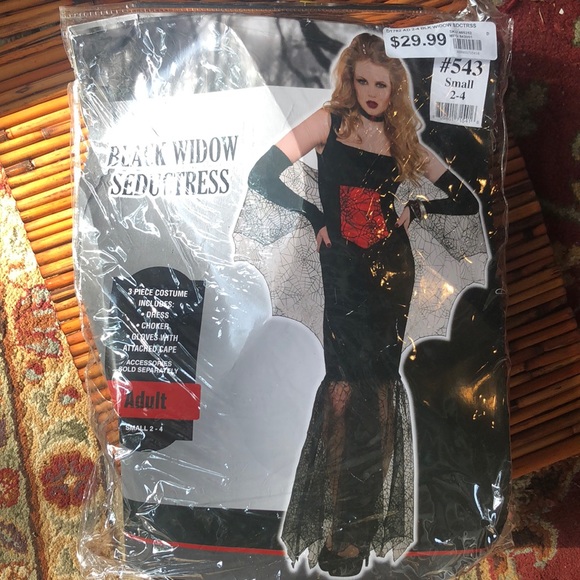 New Halloween BlackWidow Seductress Petite - Picture 1 of 3